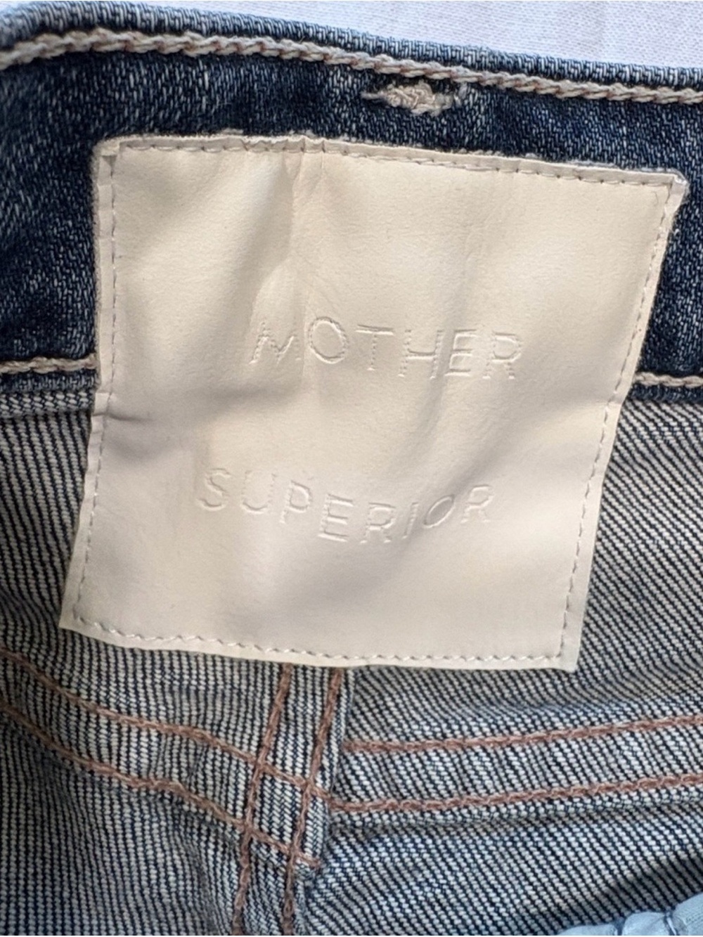 MOTHER The Pixie Tomcat Ankle Jeans | Size 24 | Button Fly Distressed Denim - Picture 6 of 8